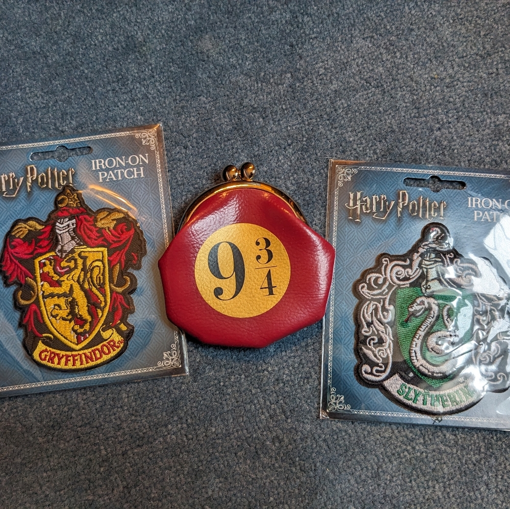 Harry Potter Coin / Change Purse with bonus iron on patches
